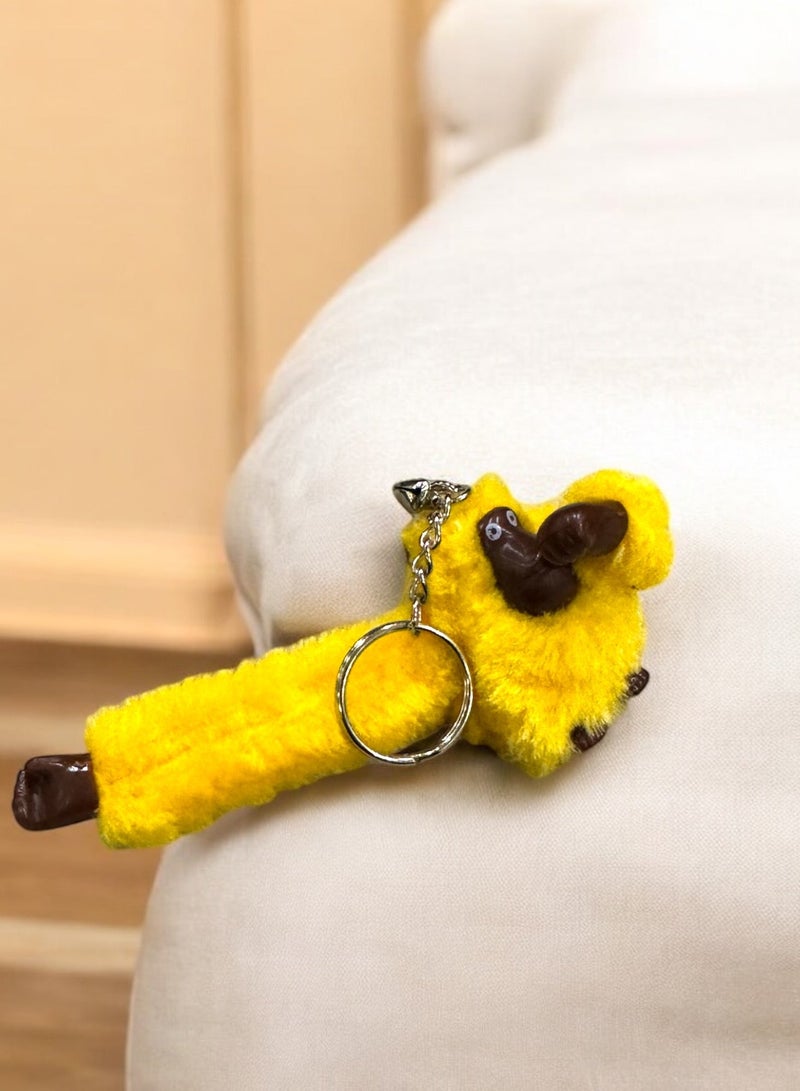 3Pcs Of Multicolor Monkey Keychains - Image 3