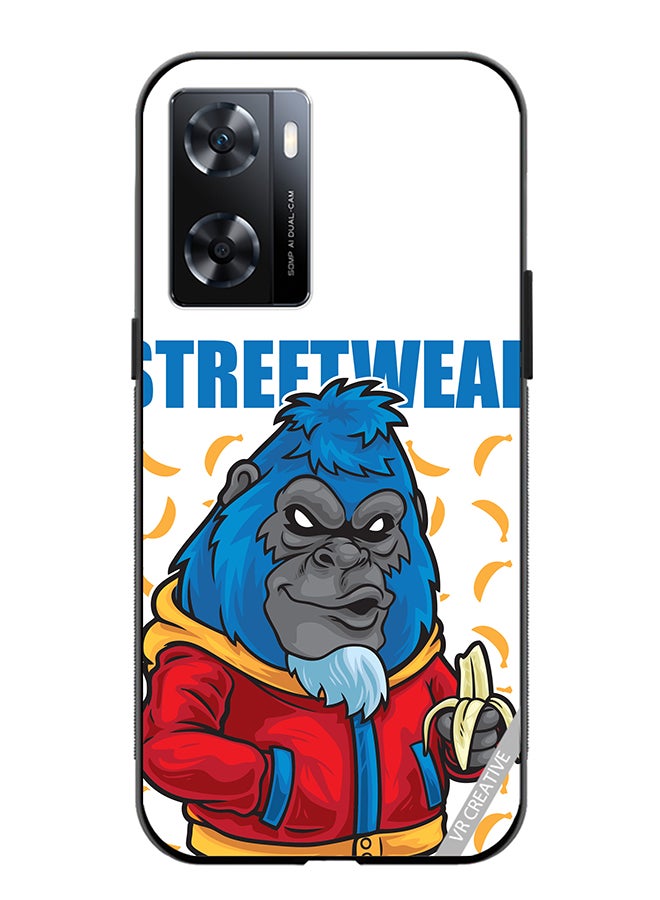 VR CREATIVE Protective Case Cover For Oppo A57/A77s Gorilla Streetwear Design Multicolour - Image 1