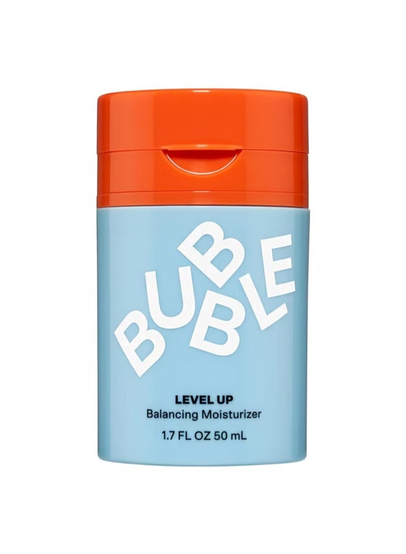 Bubble Skincare Level Up Balancing Moisturizer，Face Hydrating Gel Moisturizer Formulated with Zinc PCA + Niacinamide for Improved Texture & Radiance，Skin Care for Oily or Combination Skin (50ml) - Image 1