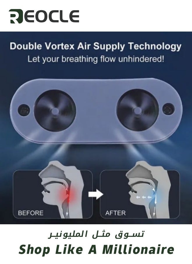 REOCLE - Electric Anti Snoring Devices Stop Snoring Anti Snoring Nasal Dilator Anti Snore Nose Vents Plugs Snoring Aid for Men and Women Green - Image 1