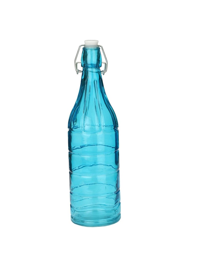 Somil Exquisite 13 Piece Beverage Glass Serving SetLemon Set with featuring Elegant Blue Bottle 1000 ml Capacity And 12 Individual 280 ML Glasses - Image 2