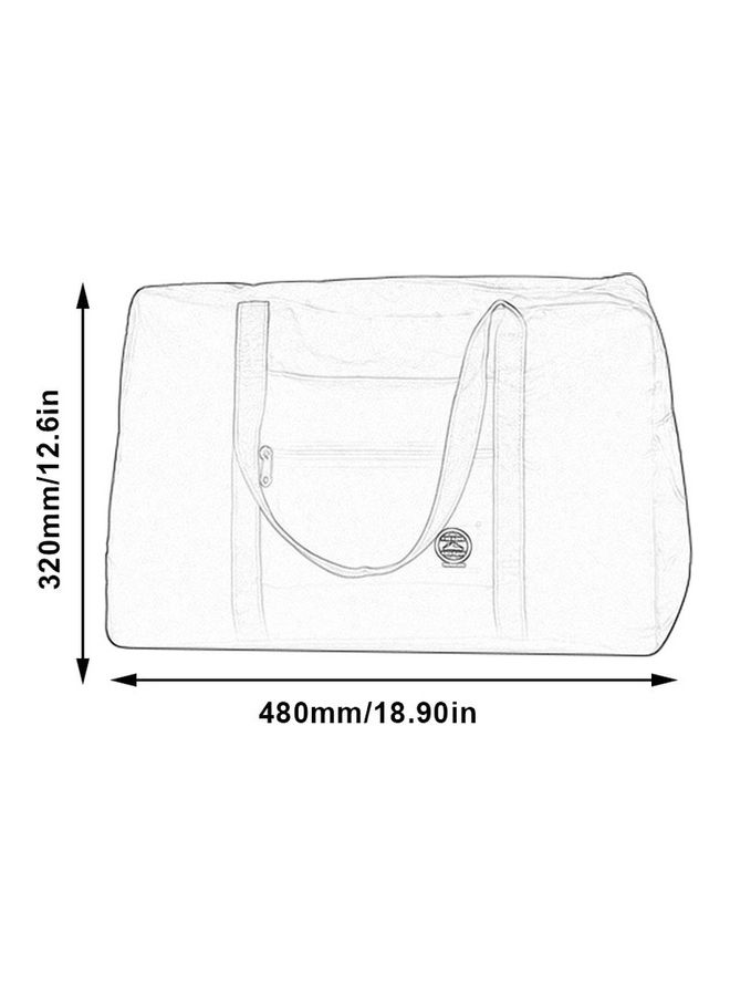 Dark Blue Foldable Travel Bag - Image 2