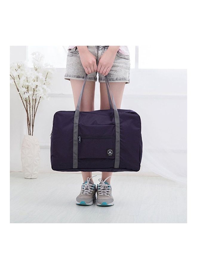 Dark Blue Foldable Travel Bag - Image 4