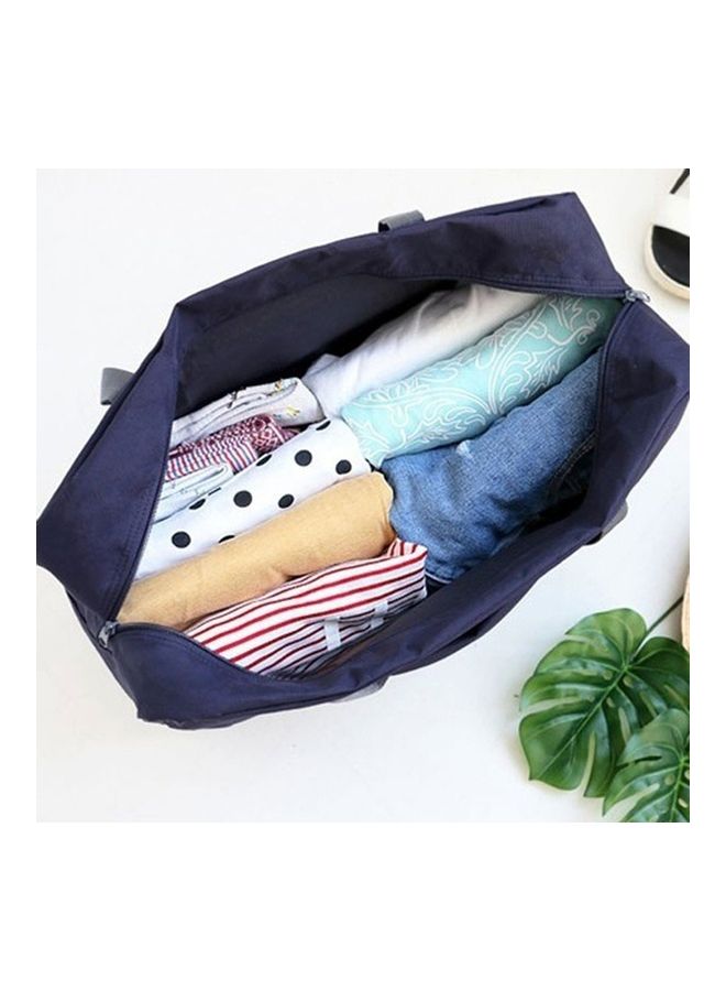 Dark Blue Foldable Travel Bag - Image 3