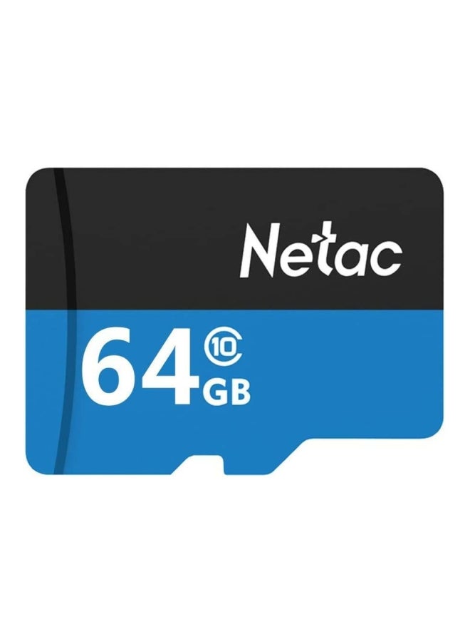 Netac Class 10 Micro SDXC Memory Card Blue/Black/White - Image 1