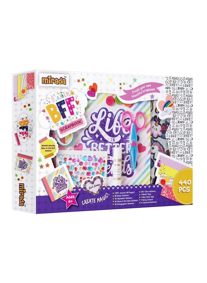 Mirada Art & Craft,BFF Scrapbook, Ideal Gift for Boys & Girls, 6+ (MAC2010) - Image 1