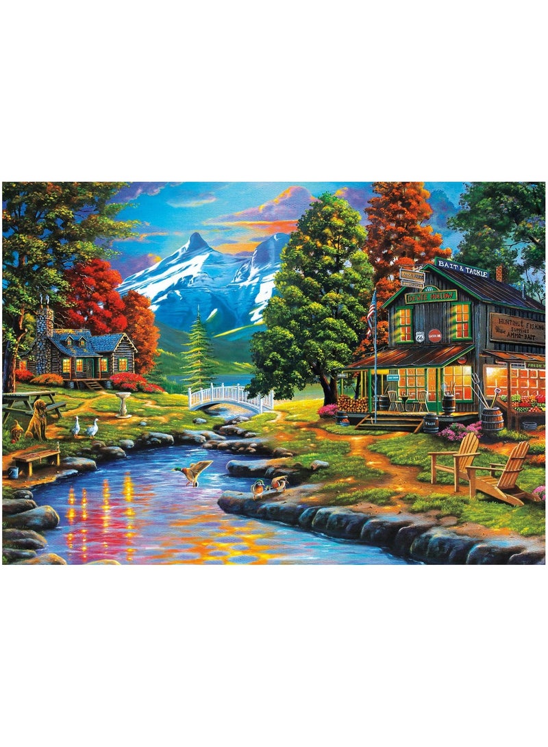 Anna 1000-Piece Creative Puzzle with Cartoon Scenery - Image 1