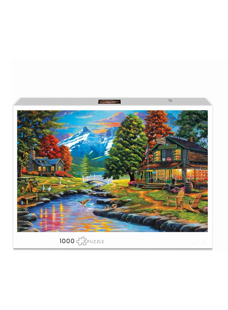 Anna 1000-Piece Creative Puzzle with Cartoon Scenery - Image 2