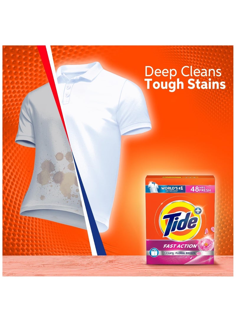 Tide Fast action Laundry Detergent Powder with Floral Breeze, 6.25 KG - Image 2