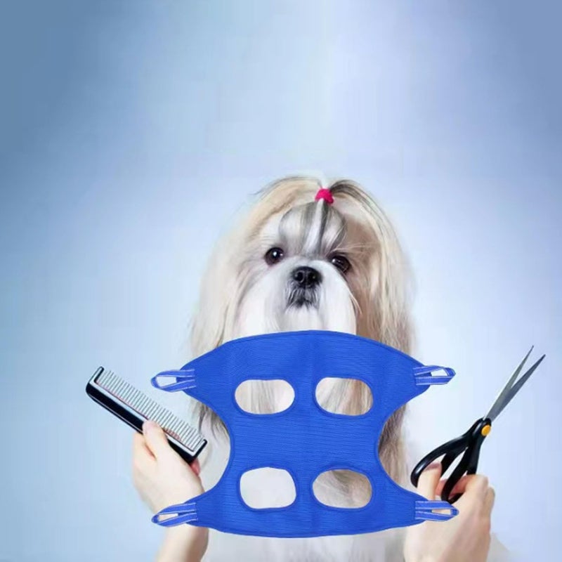 AZOD Pet Grooming Hammock for Dog & Cat with Nail Trimmers/Nail Clipper/Slings/Comb for Grooming,Breathable Dog Hammock Restraint Bag Dog Grooming Harness for Small Dog & Cat - Image 2