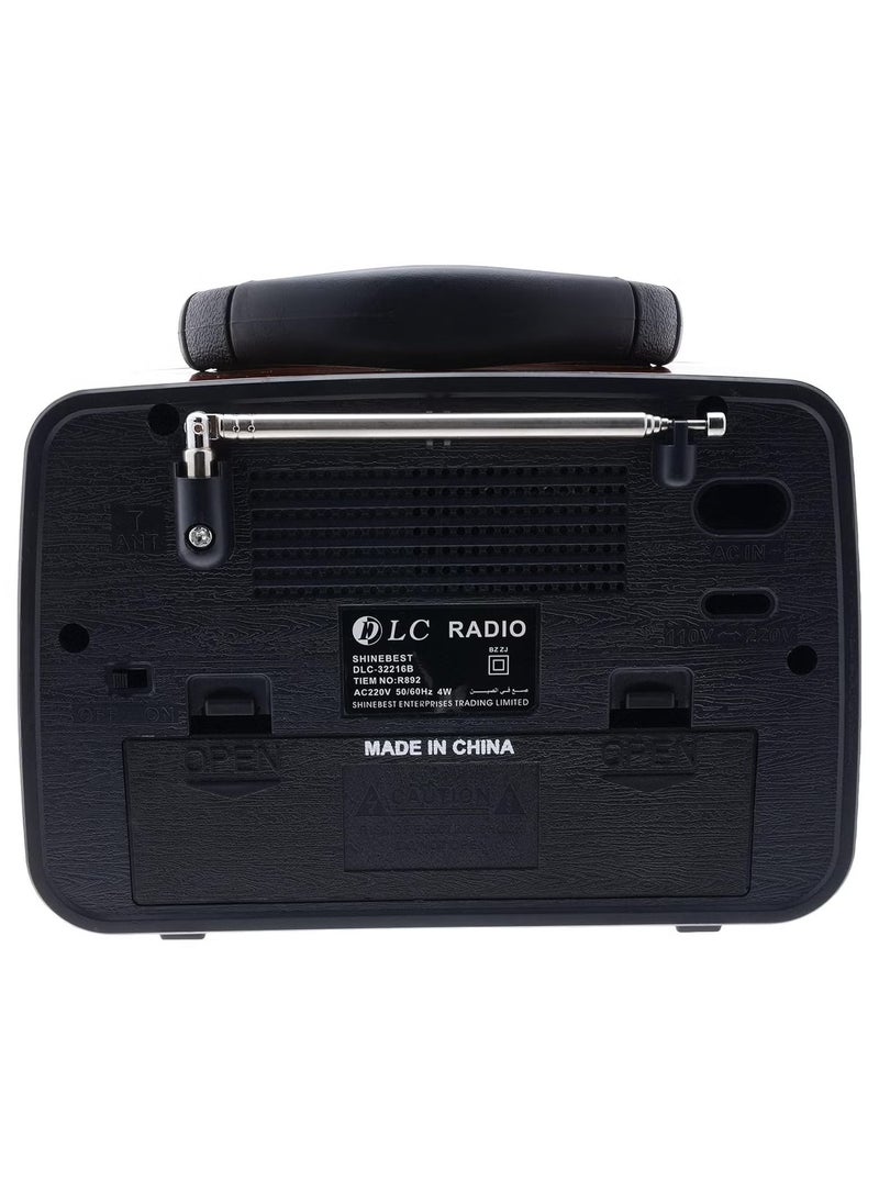 JAJEEK - Radio with Bluetooth, SD Card Slot, USB & AUX Port – Portable Wireless Radio Speaker for Music, FM/AM Radio, Multi-Function Audio Player for Home, Office & Travel - Image 1
