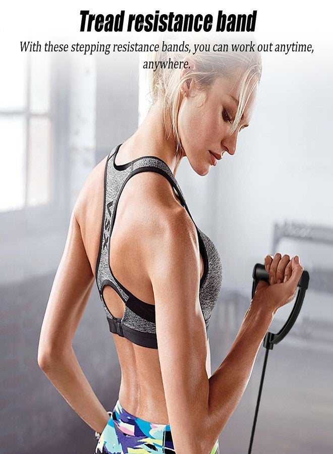 Xanadued 1 Pair Stepper Resistance Bands with Clips, Pedal Resistance Band with Handle, Fitness Pull Rope for Workout Strength Training at Home - Image 5