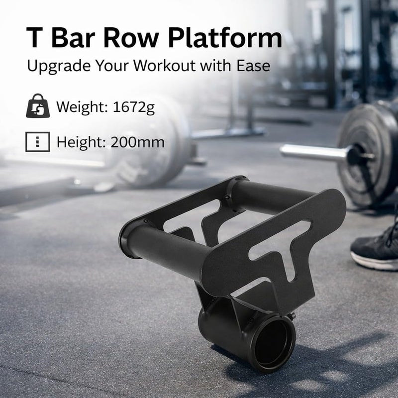 Iron V Bar Landmine Handle Attachment Portable Durable Home Gym Workouts - Image 3