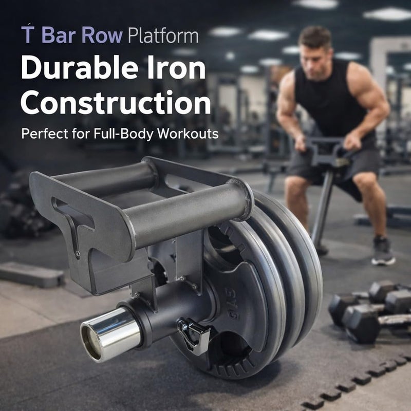 Iron V Bar Landmine Handle Attachment Portable Durable Home Gym Workouts - Image 4