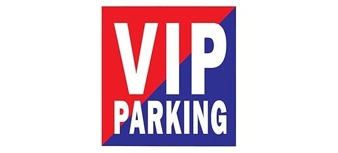 Fusion Graphix Fusion Vip Parking in Red-Blue Car Safety Decal Sticker, Vinyl - Image 2