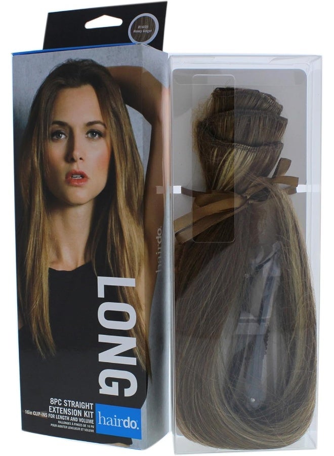 hairdo مجموعة تمديد مستقيم 8 قطع - R14 25 عسل زنجبيل - Image 3