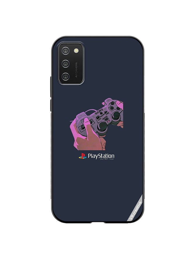 VR CREATIVE Protective Case Cover For Samsung Galaxy A03s Playstation Design Multicolour - Image 1