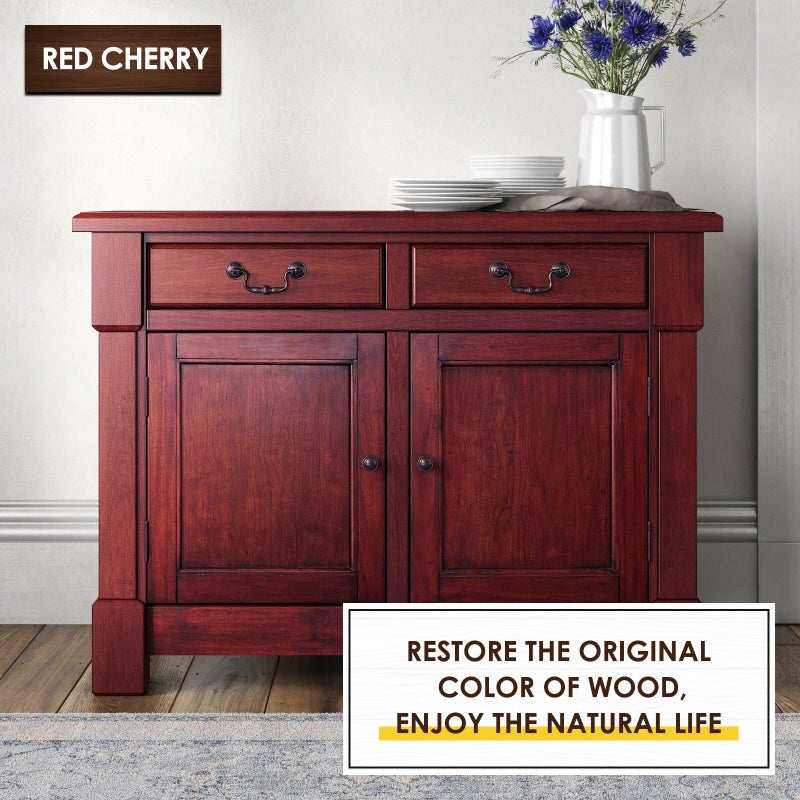 DWIL Water Based Wood Stain - Multiple Finishes, Fast Drying, Indoor and Outdoor Furniture, Wood Paneling, Cabinets and More, Low Odor ï¼† Non-Toxic (8.5oz Red Cherry) - Image 3