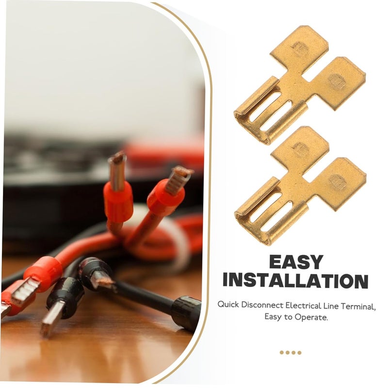 PRETYZOOM 8pcs Quick Disconnect Spade Terminals Kit Automotive Electrical Wire Crimp Connectors - Image 5