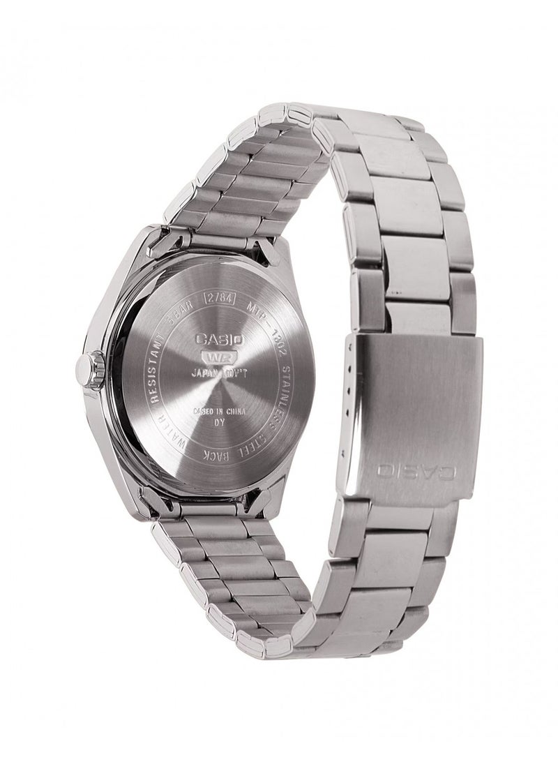 Casio Stainless Steel Men's Watch White Dial, Silver Band - MTP-1302PD-7A1VEF - Image 4