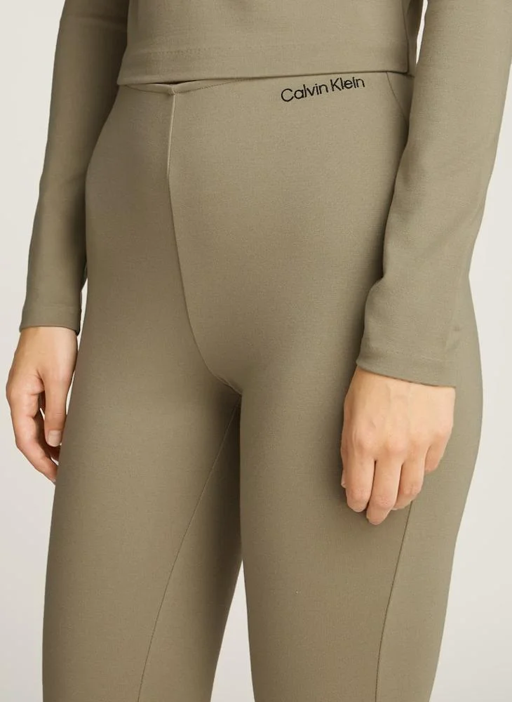 كالفن كلاين جينز Logo Detail High Waist Leggings