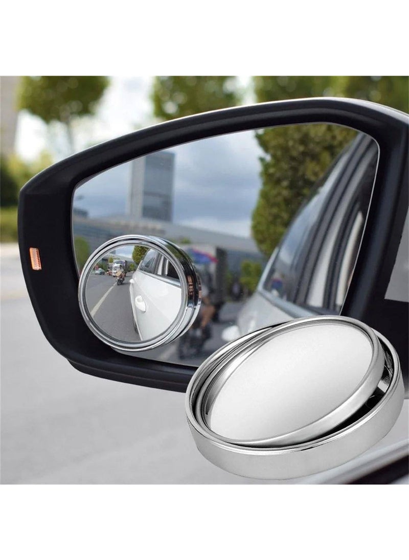 360° Wide-Angle Convex Car Blind Spot Mirror - Enhance Driving Safety with Crystal-Clear Visibility