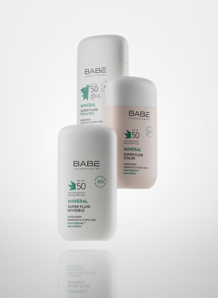 باب لابوراتوريوس واقي الشمس المعدني السائل من بابي بعامل حماية من الشمس 50 للبشرة الحساسة والحساسة، غير مرئي 50 مل - Image 4