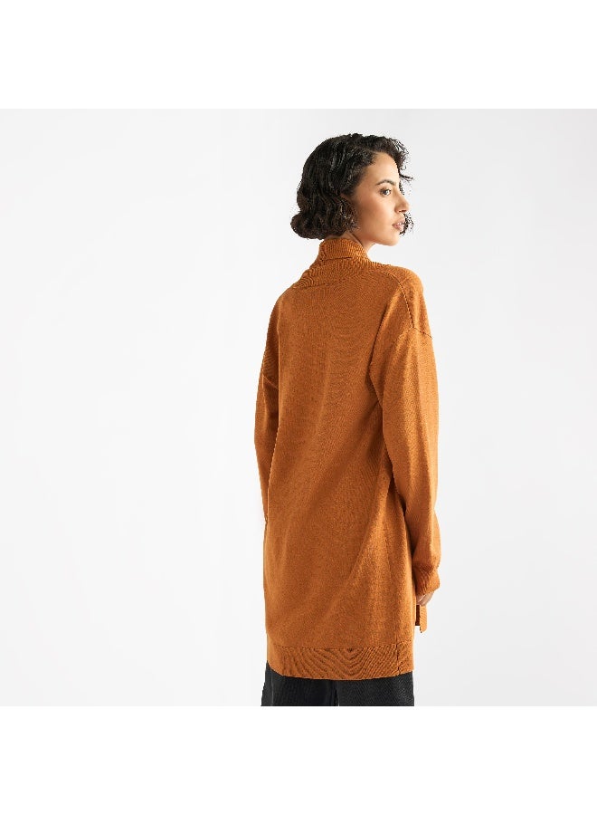Splash FAV Open Front Longline Cardigan  - Image 3
