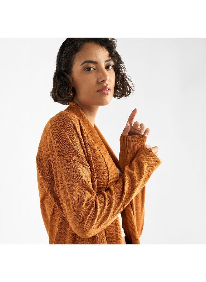 Splash FAV Open Front Longline Cardigan  - Image 1