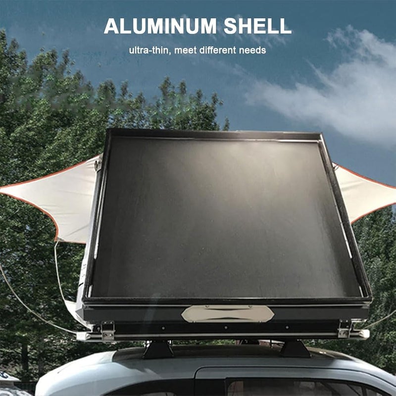 QUTBAG Fully Automatic Car Roof Tent, Side-Opening Rooftop Tent Sleeps 2-3 People, Self-Driving Camping Roof Tent with Telescopic Ladder, 3s Quick Opening Mobile Bedroom - Image 5