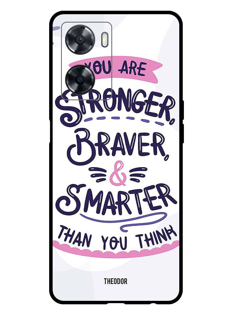 Theodor Protective Case Anti Scratch Shock Proof Bumper Cover For Oppo A57s You Are Stronger - Image 1