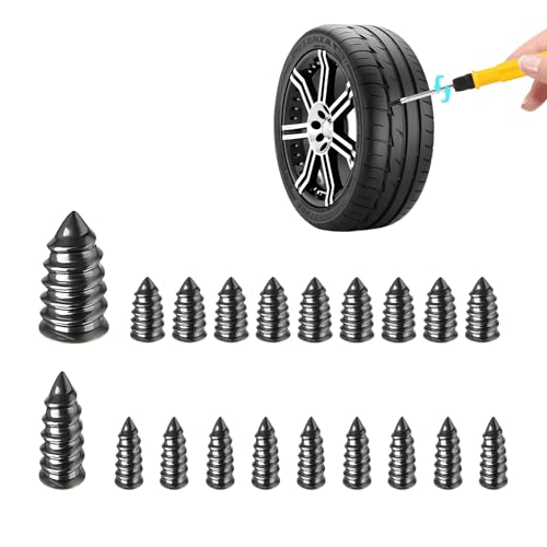 Ohleats 20 PCS Tire Repair Rubber Nail SelfService Vacuum Tire Repair Nail Kit Tire Quick Puncture Repair Tools for Automotive Truck Tractor Universal Car Accessories LargeSmall 20 PCS - Image 1