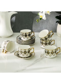 Majestic Moroccan 12-Piece New Bone China Tea Cup Set 200ml -Serve 6 - pzsku/Z33EE076F5C901183F1F0Z/45/_/1716885571/7439547f-2234-4973-9b61-2053bd1a9e8e