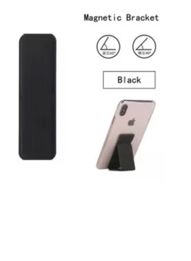 Multi-angle Phone Grip Holder for iPhone, Samsung, and Smartphones in Black - Image 2