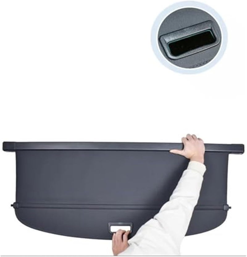 QASULER Car Rear Cargo Cover for Toyota Corolla and Cross - Image 2