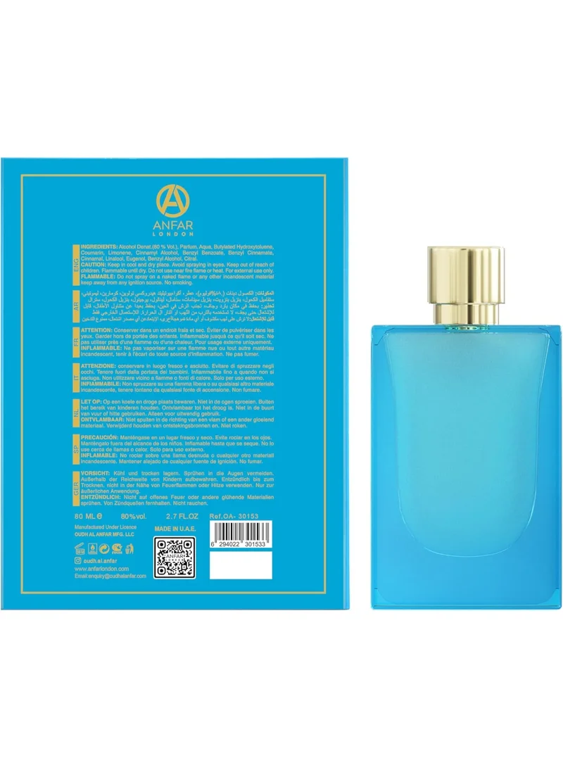 Anfar  Anfar Rituals of Anfar Chef-Doeuvre Tropical Extrait de Parfum 80ml – Long Lasting Men’s Fruity Perfume with Bergamot, Pineapple & Melon  | Best Price UAE