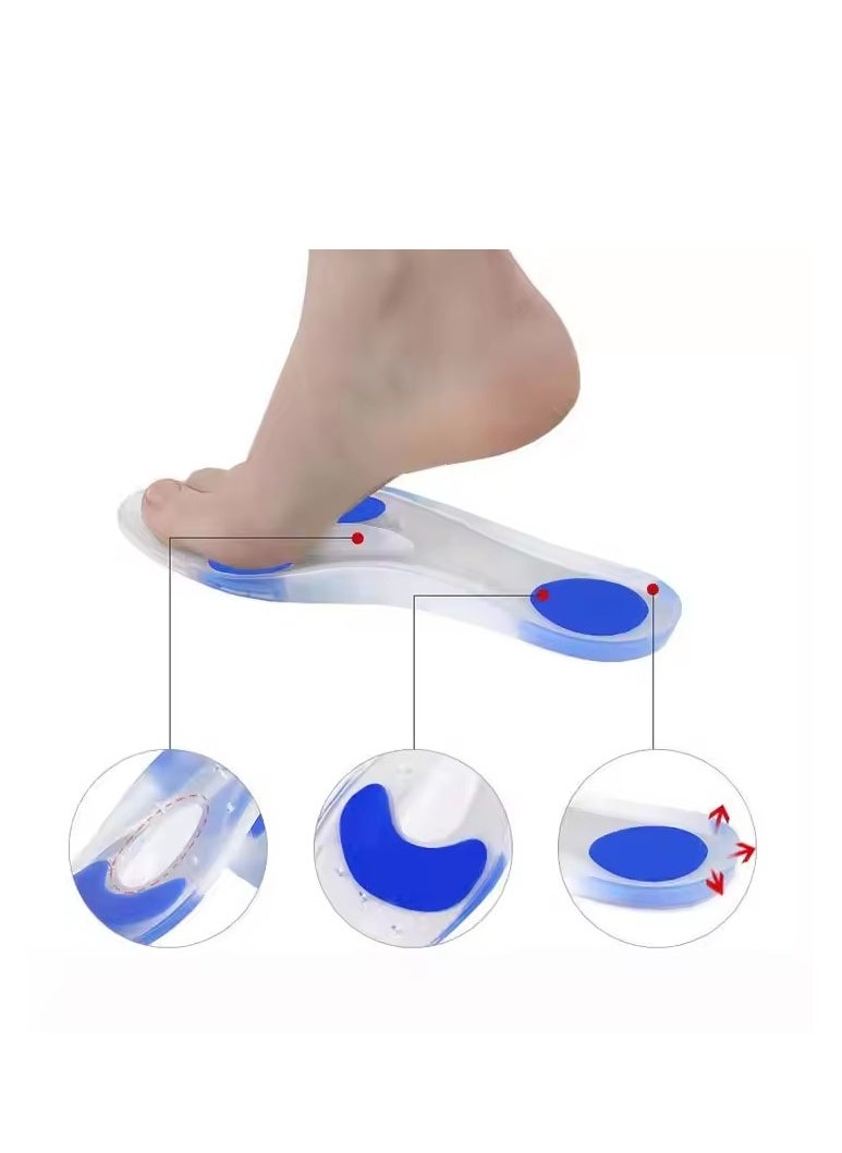Relax Smart Medical Silicone Insole with Extra Support to Relieve Foot Pain and Absorb Shock  - Image 3