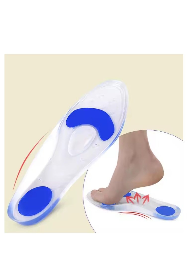 Relax Smart Medical Silicone Insole with Extra Support to Relieve Foot Pain and Absorb Shock  - Image 1