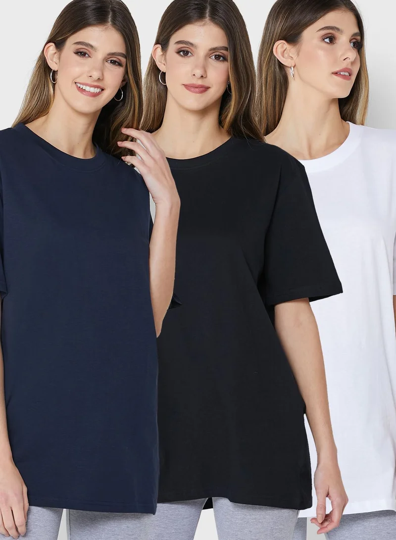 Ginger Basics 3 Pack Oversized T-Shirt
