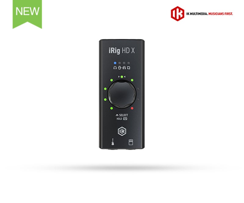آي كي مالتيميديا IK Multimedia iRig HD X واجهة صوت رقمية محمولة للجيتار والباس بمنفذ USB-C لأجهزة iPhone وAndroid وMac وPC - Image 1