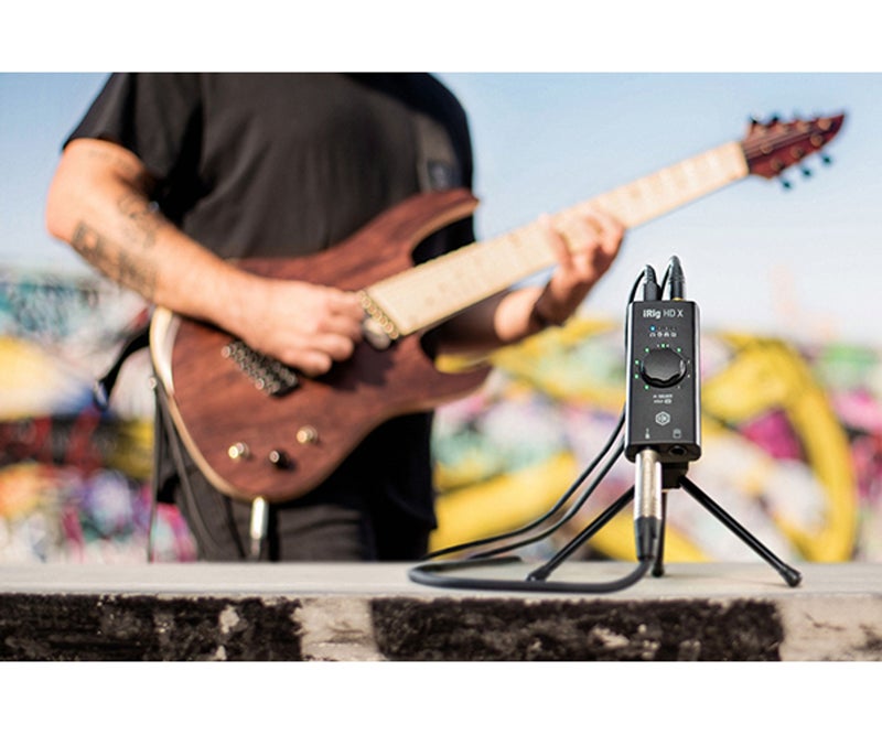 آي كي مالتيميديا IK Multimedia iRig HD X واجهة صوت رقمية محمولة للجيتار والباس بمنفذ USB-C لأجهزة iPhone وAndroid وMac وPC - Image 5