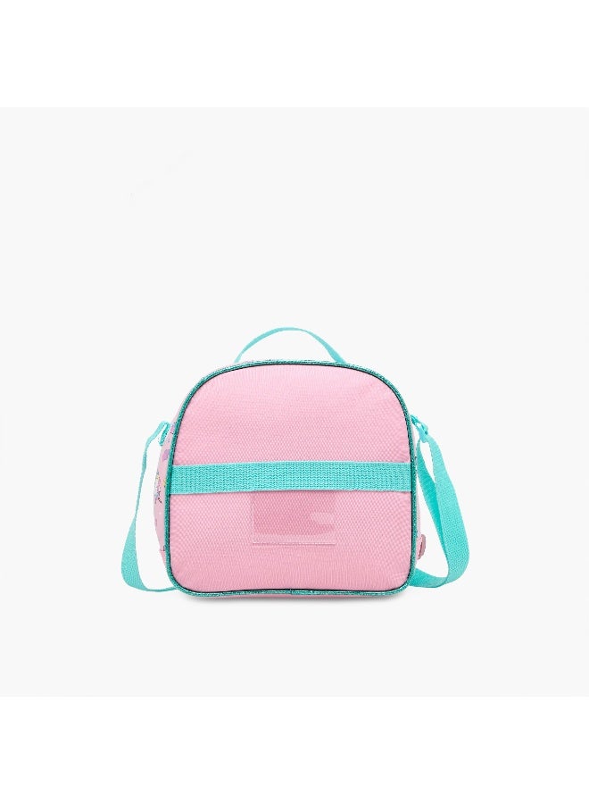 sami_studio Lunch Bag-Unicorn-Collection-1 Cmprt With Zip- (Polyester ) Multicolor \ 22.5X9.5X21 - Image 3