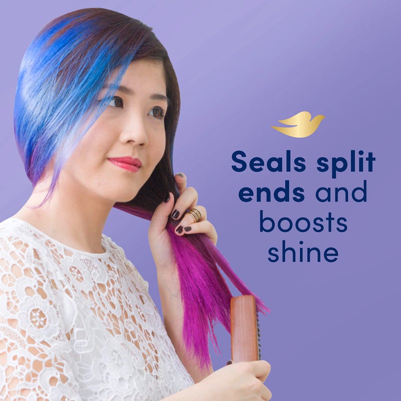 Dove Hair Therapy Brilliant Gloss & Repair with Ceramide - Hair Serum for Shiny Hair, Repair Treatment for Damaged Hair, Moisturizing Leave-In Hair Treatment, 5.5 Fl Oz (Pack of 2) - Image 4