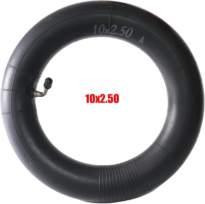 مجموعة إطار سكوتر 10 بوصة وأنبوب داخلي 10x2.5 صمام مستقيم مقاس واحد - Image 5