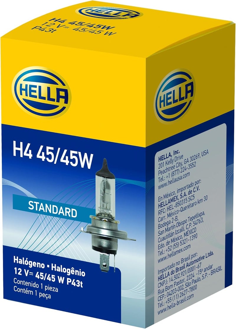 HELLA مصباح هالوجين قياسي H4 45/45 واط، 12 فولت - Image 2