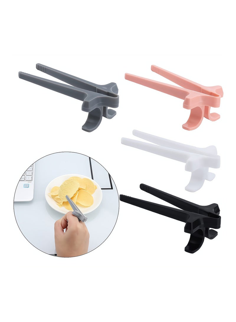 Finger Tongs, 4Pcs Finger Chopsticks for Gamers, Snack Clips, Gaming Finger Sleeves, Game Controllers, Game Accessories, Cell Phones Accessories  - Image 1