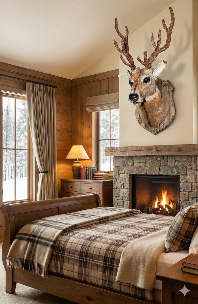 NB Crafted Wall Hanging Deer Head Showpieces for Home, Living Room, Balcony, Hotel, Restaurants Decoration and Wall Mounted - Home Decors Showpiece (Pack of 1) - Image 4