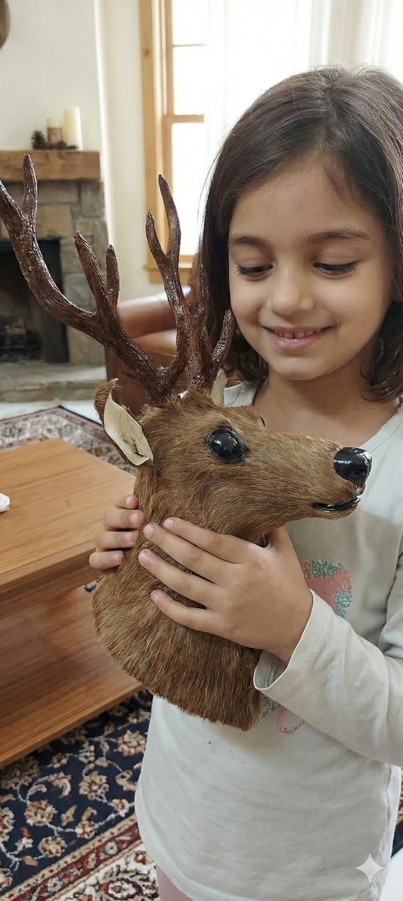 NB Crafted Wall Hanging Deer Head Showpieces for Home, Living Room, Balcony, Hotel, Restaurants Decoration and Wall Mounted - Home Decors Showpiece (Pack of 1) - Image 2