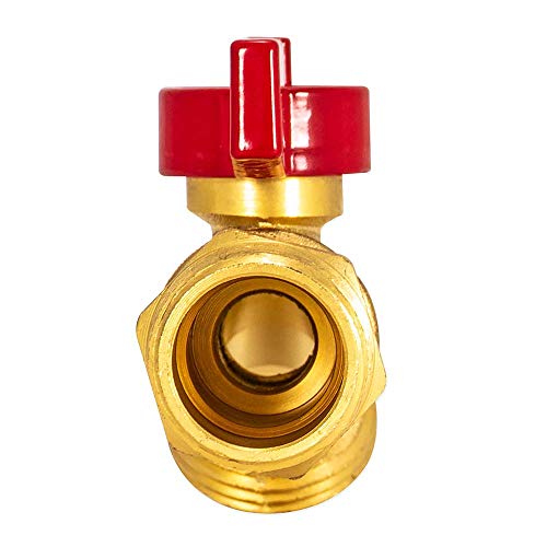 Eastman 3/4 Inch MIP Brass Male Hose Bibb, 3/4 Inch MHT Outlet, Quarter Turn Shut Off Valve, 48601 - Image 2