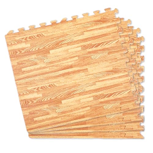 VGRASSP Anti Skid Elegant Look Floor Mat Wooden Texture Flooring Kid’s Interlocking Mat Made in India Flooring mat - (48x78 cm)(4 Pieces) - Image 2